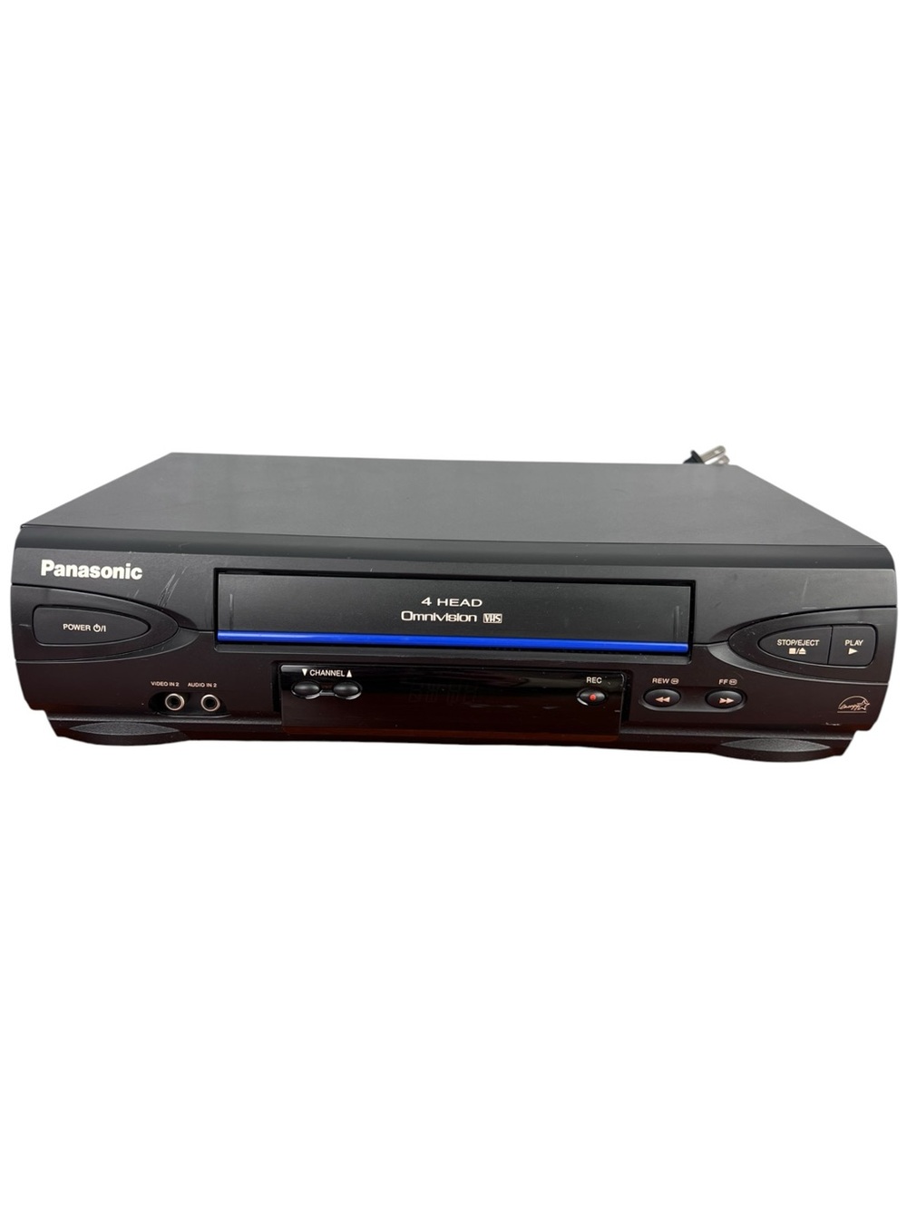 Panasonic PV-V4022 4-Head Omnivision Blue Line VHS VCR Recorder Player Tested